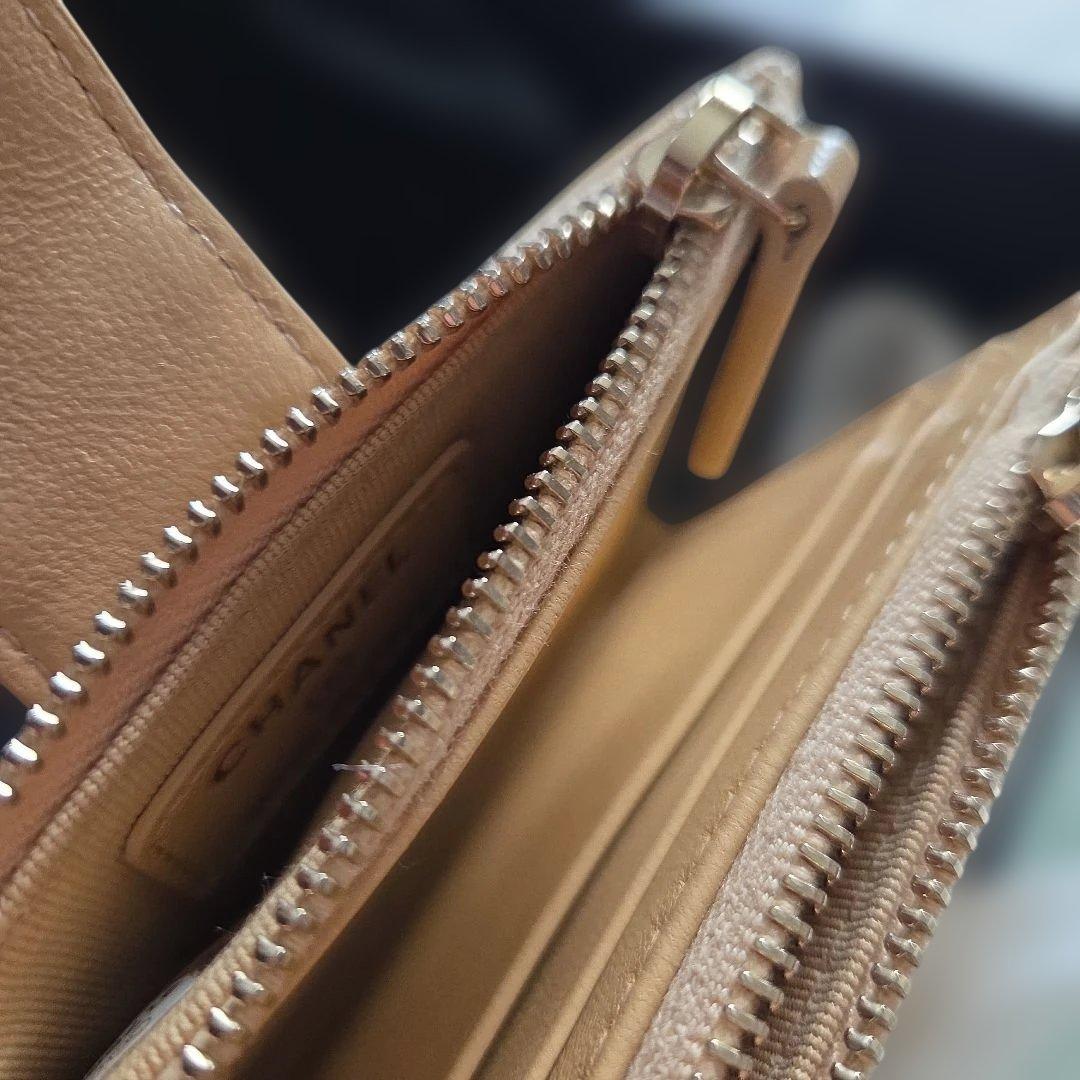 限定お値下げ！極美品★CHANELシャネル★ミニ財布ベージュ