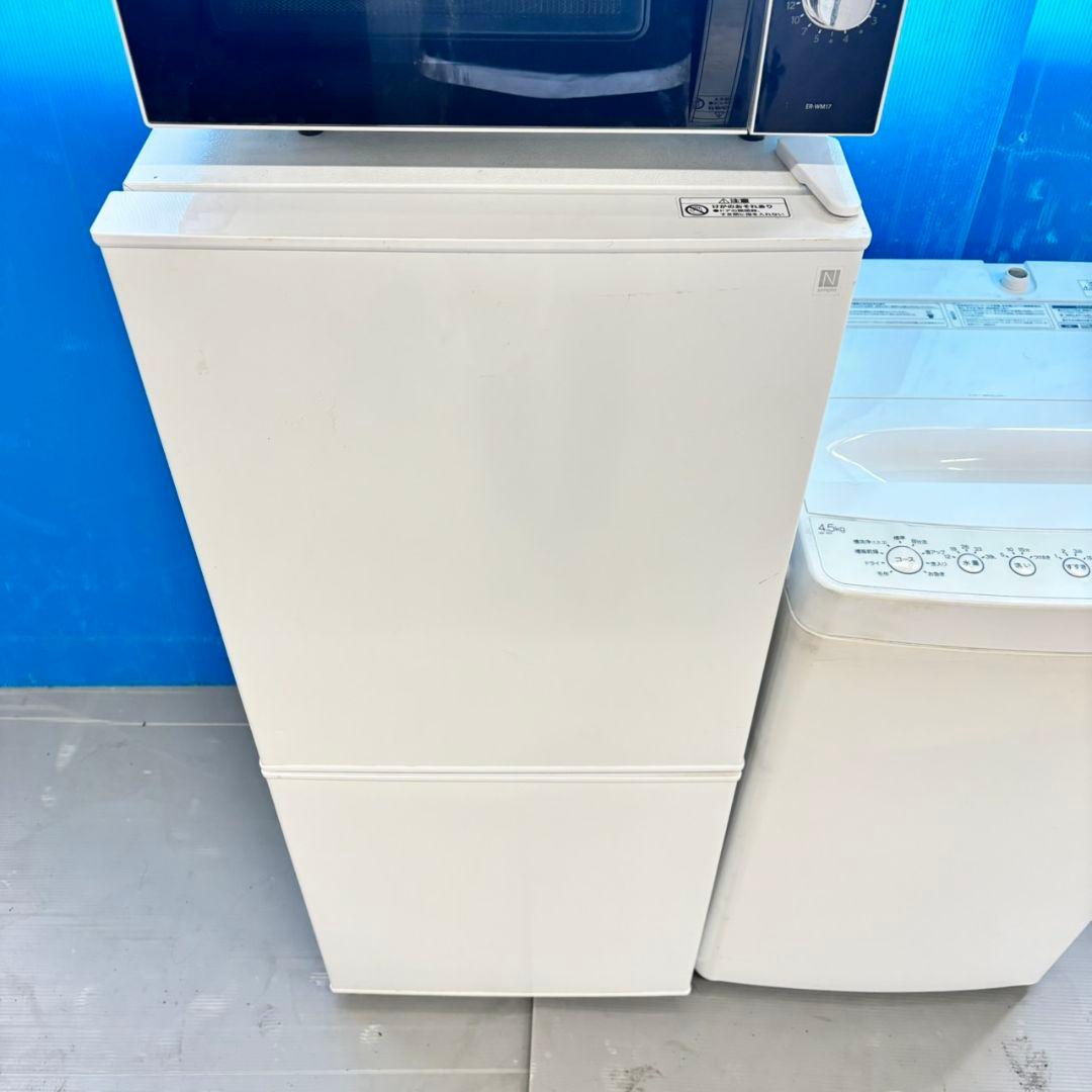 494 ホワイト 冷蔵庫 洗濯機 電子レンジ3点セット 小型 一人暮らし