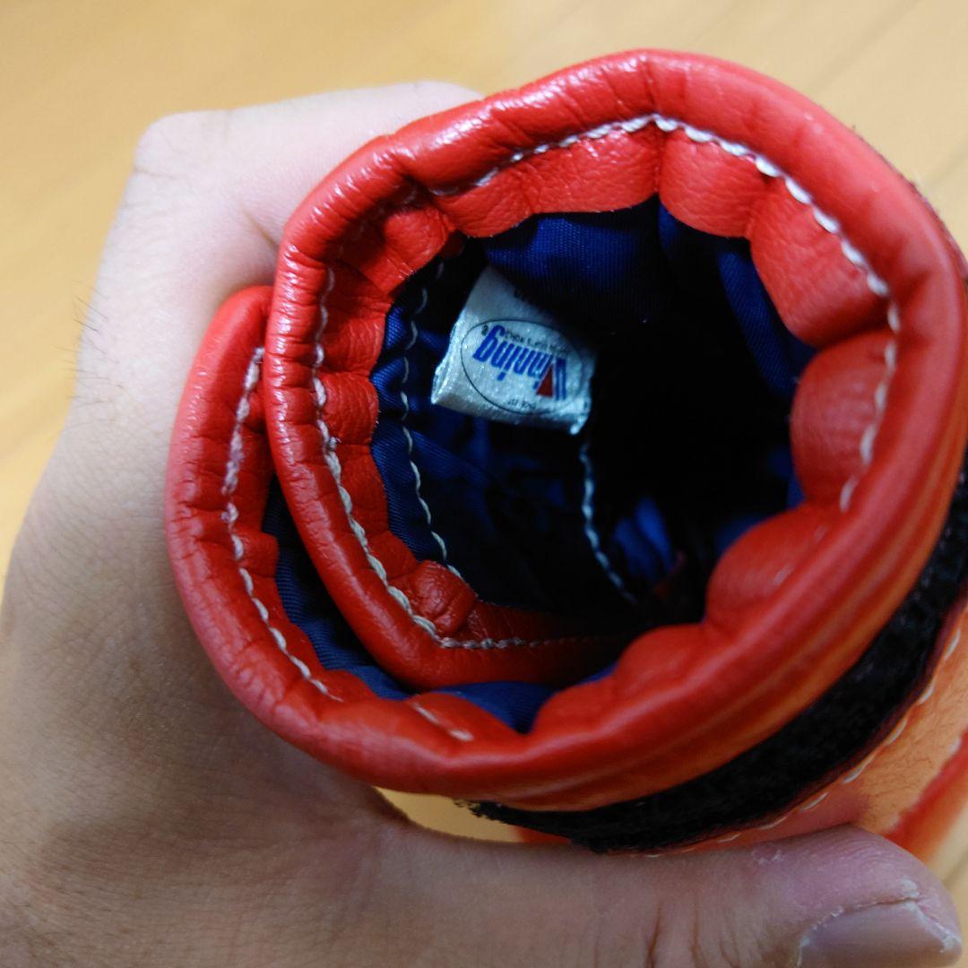 最終価格 Winning ボクシンググローブ 8oz レッド マジックテープ式