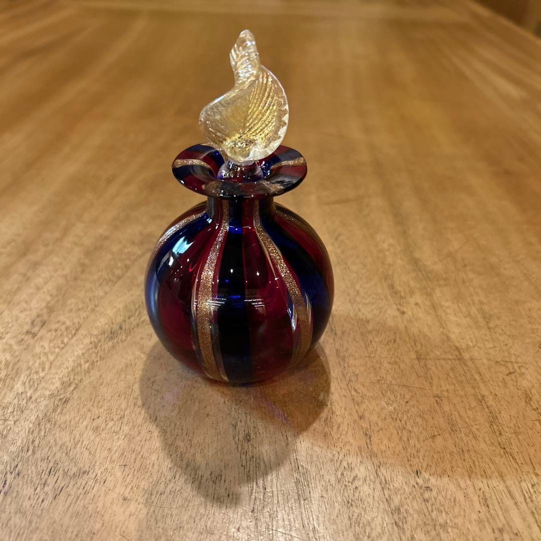 ベネチア　ムラーノガラス　香水瓶　ビンテージ