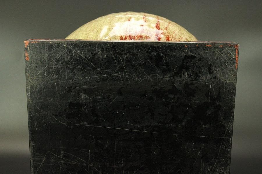 中国美術 窯変釉 時代 火鉢 瓶掛 φ30cm(LC403)