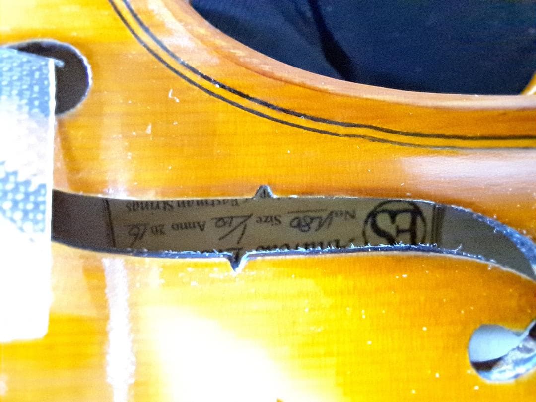 Ryo イーストマン10/1バイオリンセット(肩当て、弓、ケース)