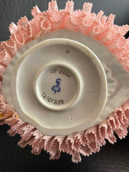 ドイツ　ジッツエンドルファ　レース人形　箱付　ドレスデン