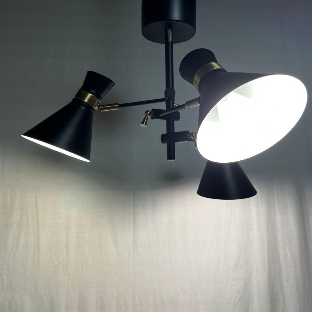 美品 ブルックリンスタイル◾️トヨスター 3灯式 シーリングライト 天井照明