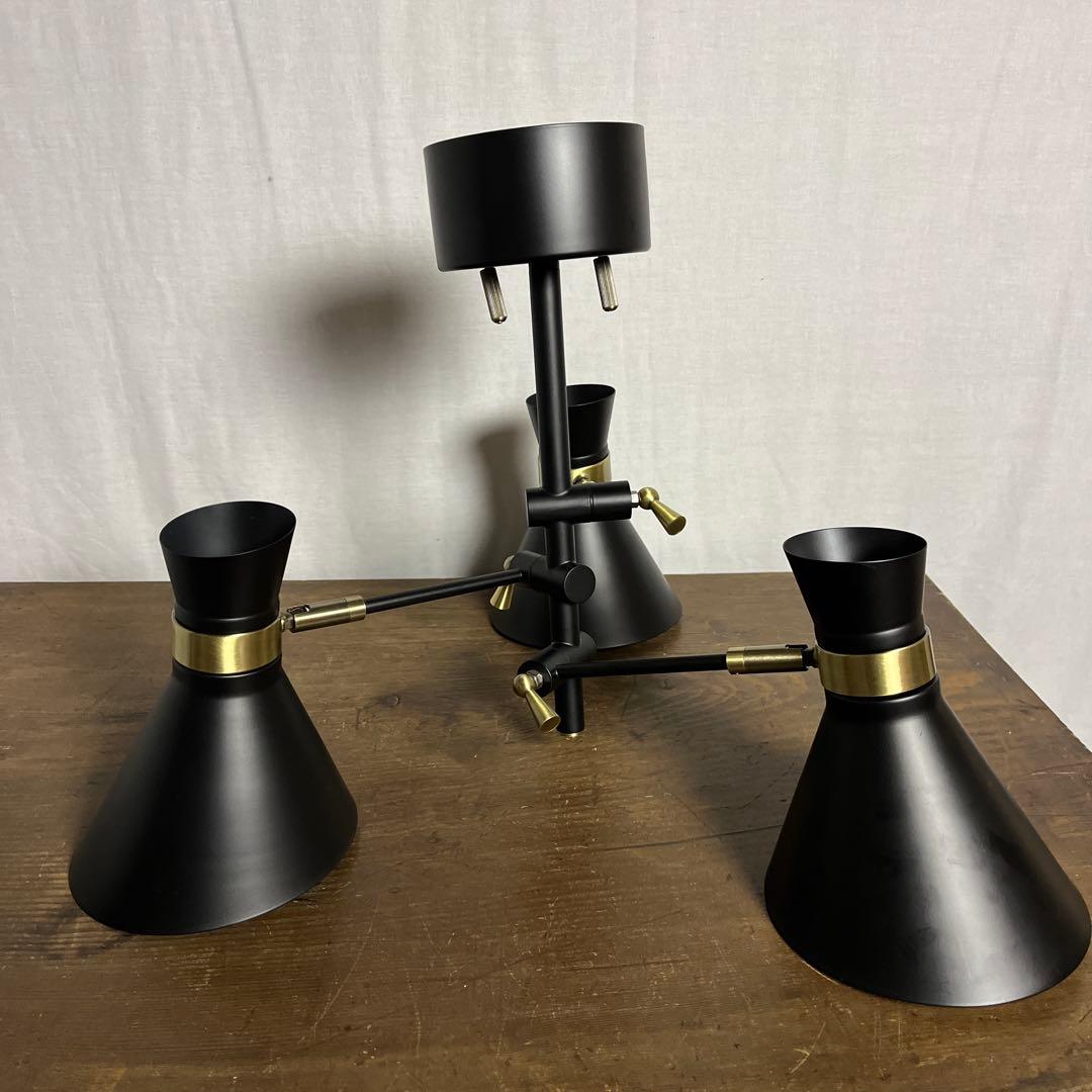 美品 ブルックリンスタイル◾️トヨスター 3灯式 シーリングライト 天井照明
