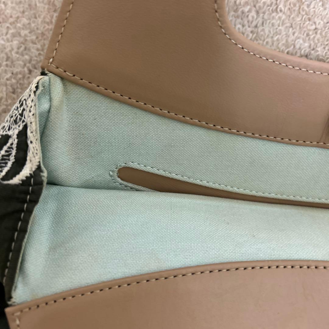 ミナペルホネン minaperhonen シェルバッグ　レザー