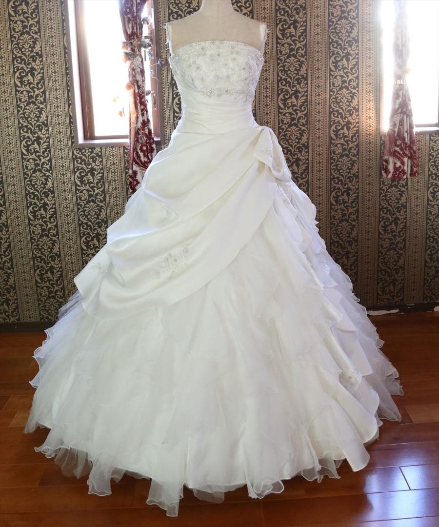 574LibraLibera高級ウエディングドレス9号11号13号MATSUO