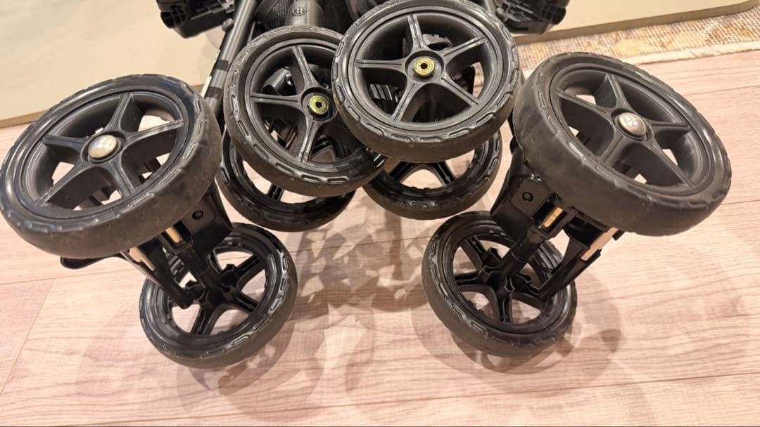 コムペット　ミリミリライト 犬用ペットカート アッシュホワイト 備品付き