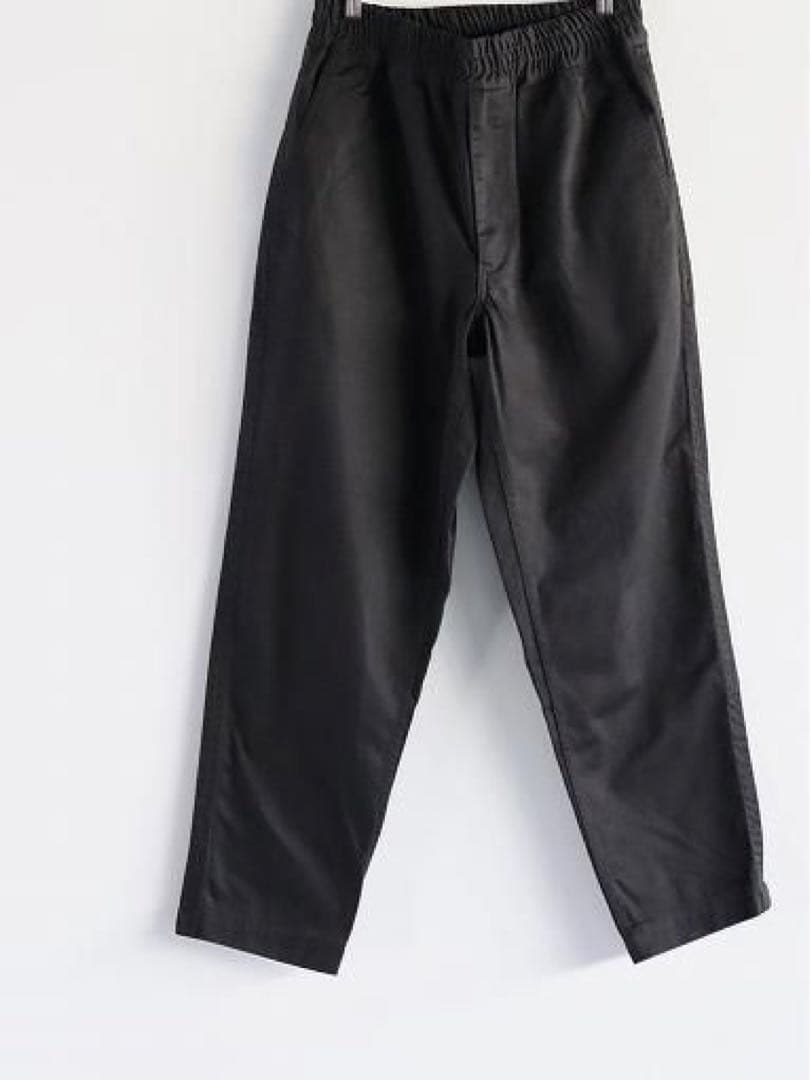 完売 sans limite ゴムパンツ チノ ブラック 0