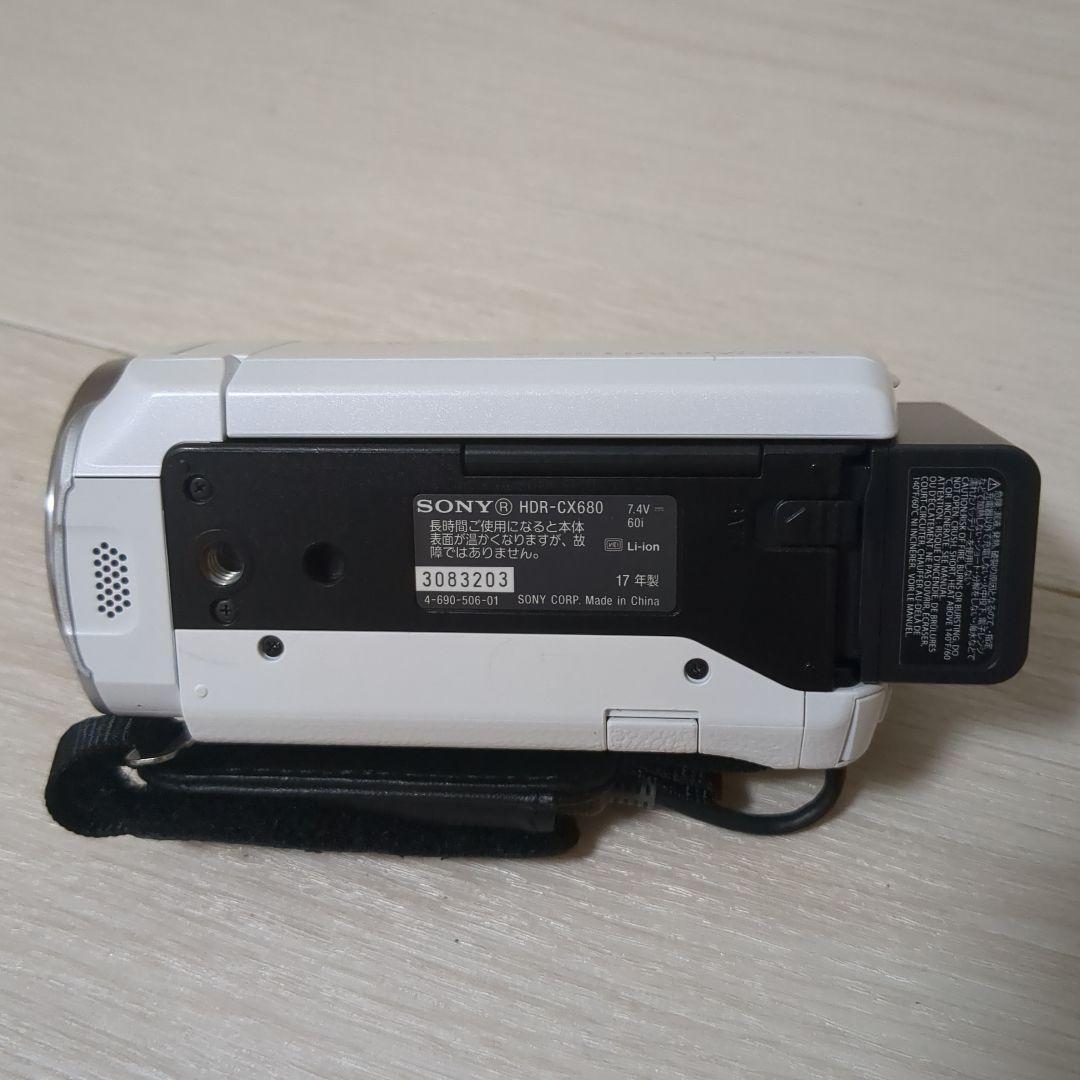 Wi-Fi対応♪ SONY HDR-CX680 ホワイト