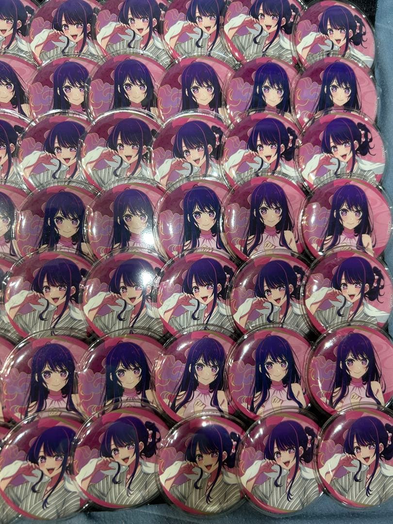 推しの子 極楽湯 缶バッジ 星野アイ 63個