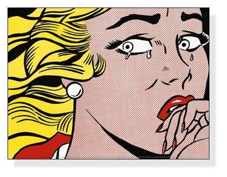 特別額装品/Crying Girl、 1963（ロイ リキテンスタイン）