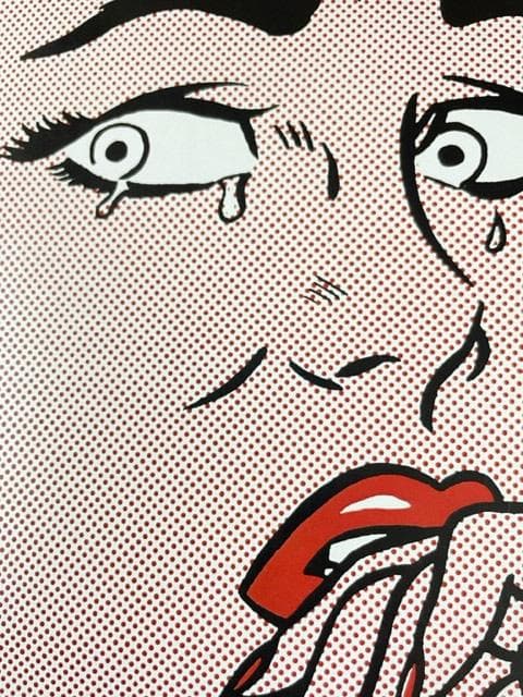 特別額装品/Crying Girl、 1963（ロイ リキテンスタイン）