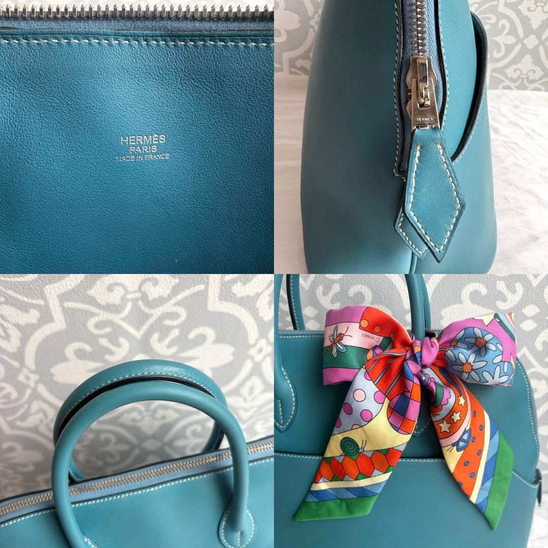 M  HERMES ボリード1923 30 ブルーイズミール