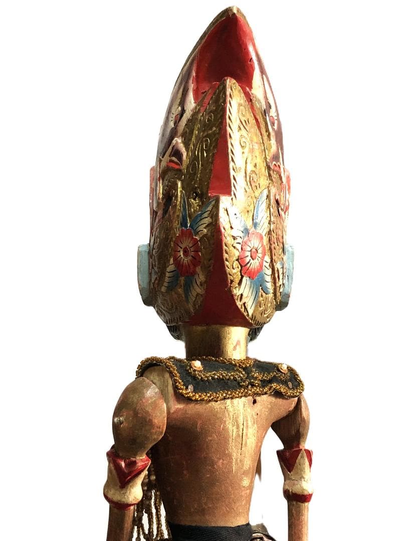 【 ドゥルユドノ（Duryudana）】 アンティーク木偶人形　ワヤン・ゴレ