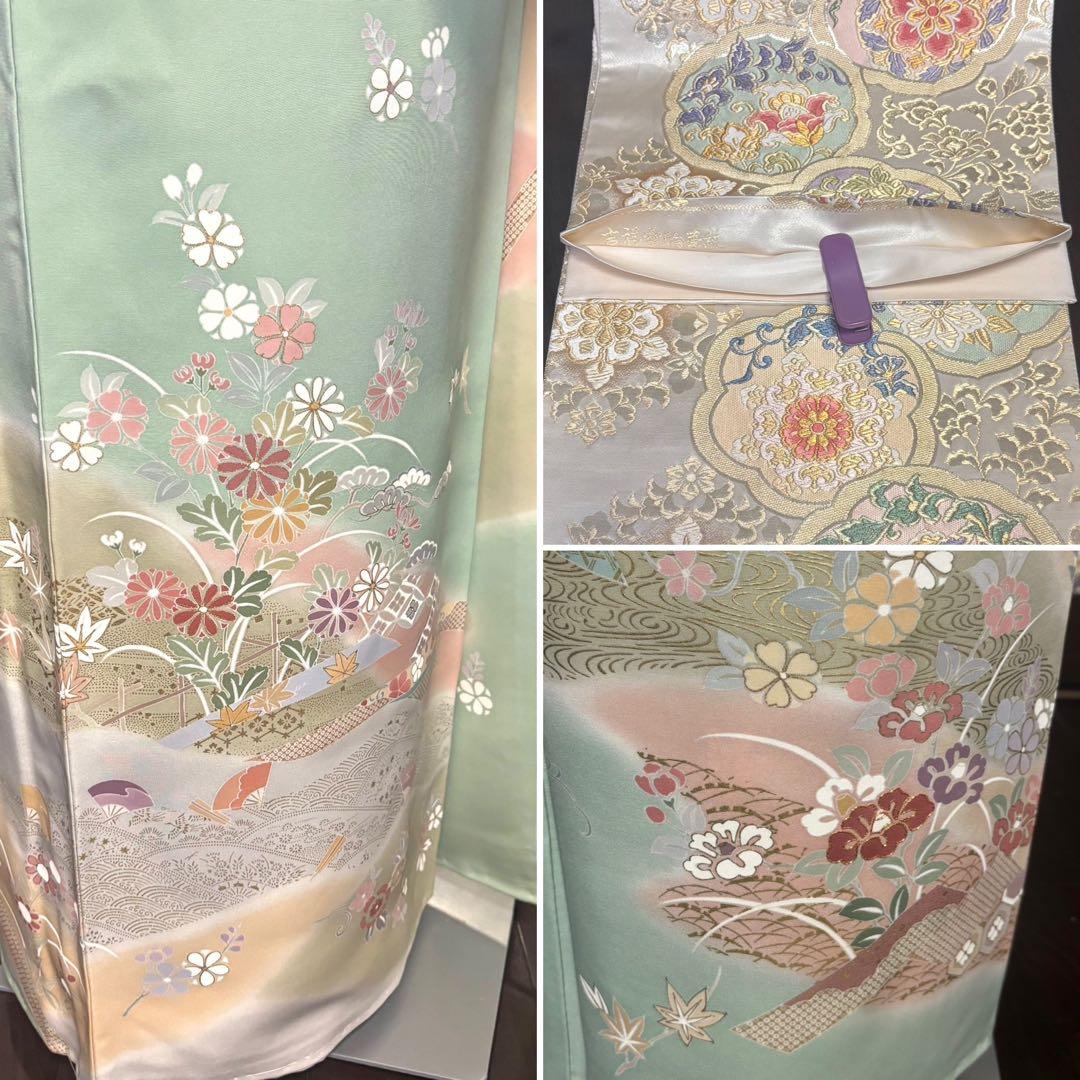 金駒刺繍　訪問着　フルセット　入学式　卒業式　お宮参り