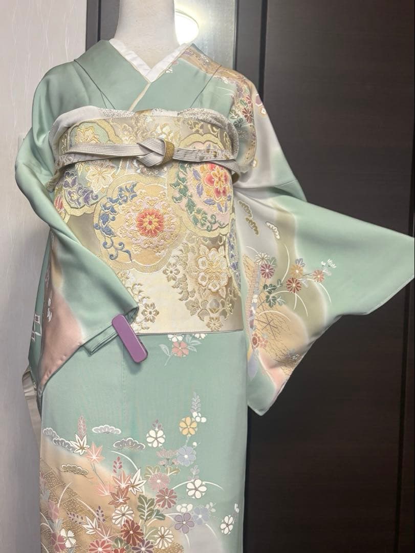 金駒刺繍　訪問着　フルセット　入学式　卒業式　お宮参り