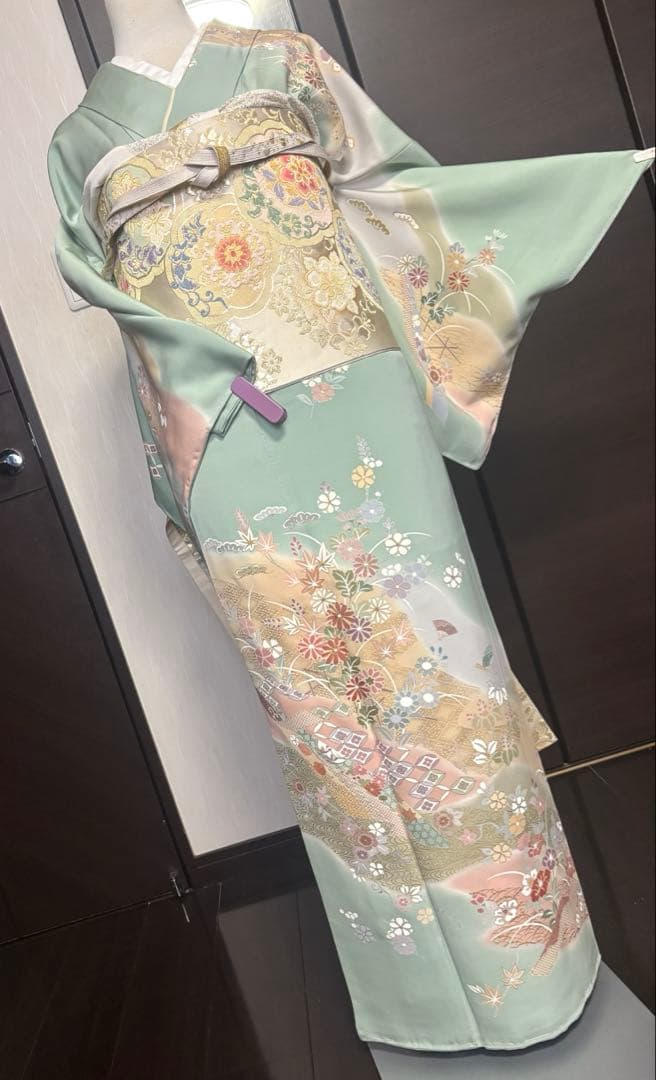 金駒刺繍　訪問着　フルセット　入学式　卒業式　お宮参り