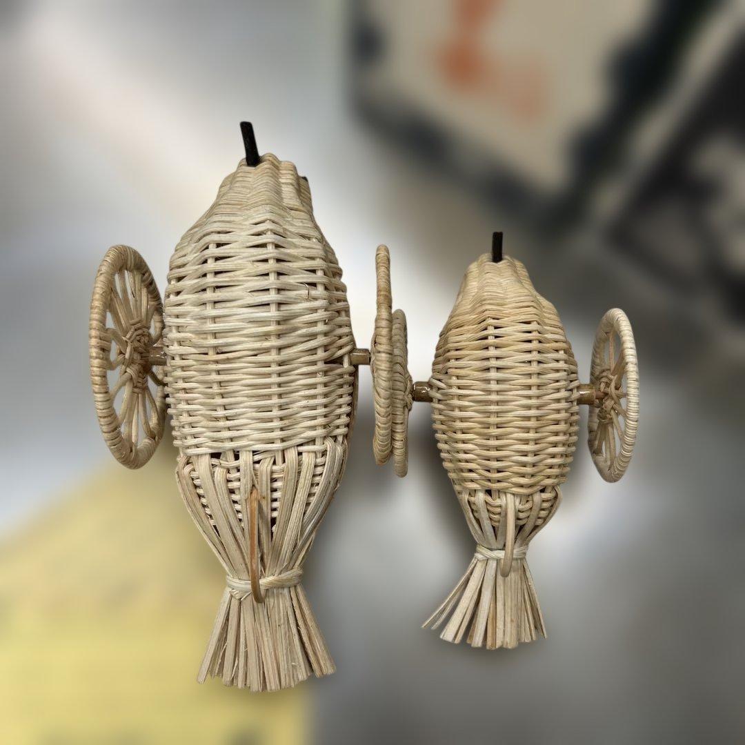 はと車　鳩車　はとぐるま　あけび細工　郷土玩具　レトロ　野沢温泉　箱　説明書付き