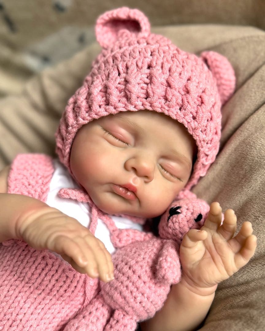 ★新品★リボーンドール 癒しのスリーピングベビーちゃん 45cm