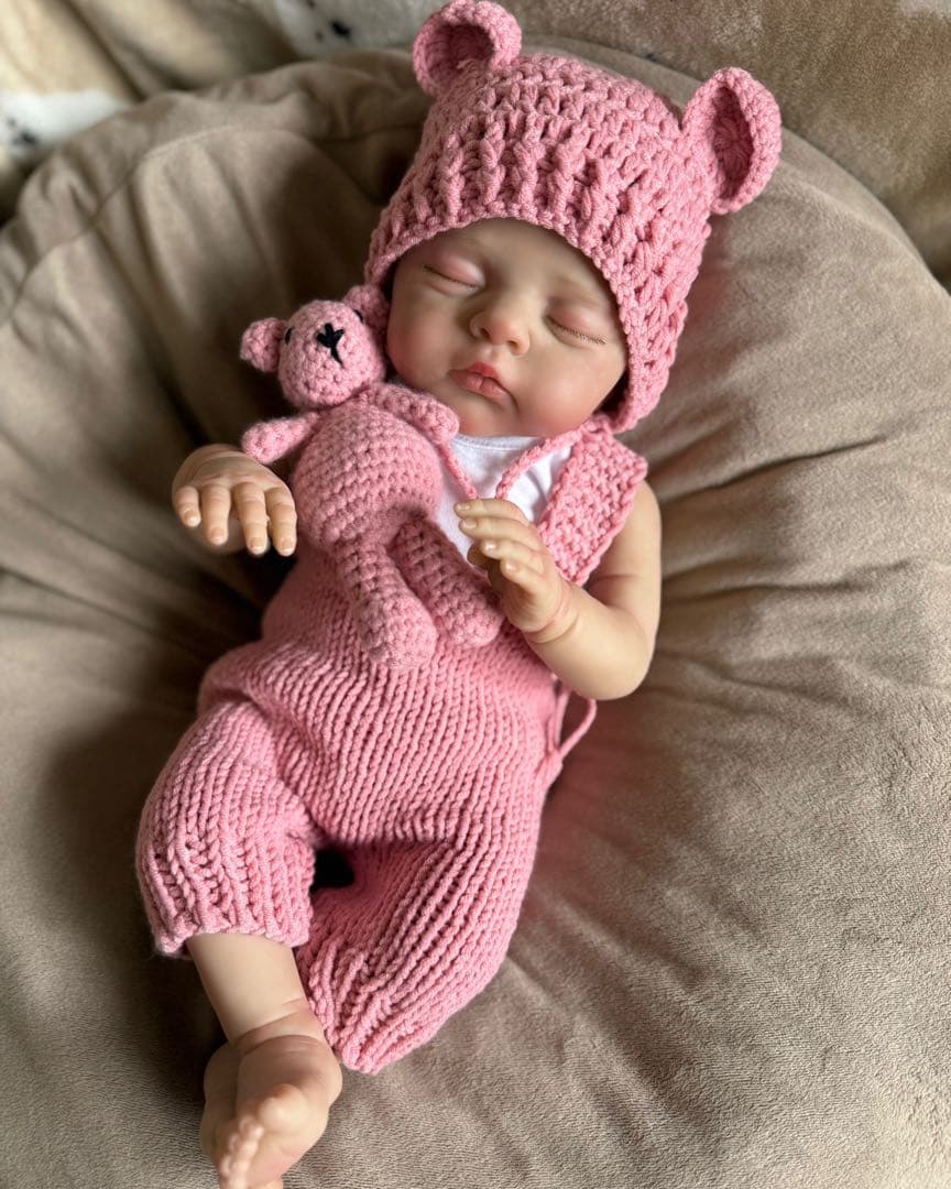 ★新品★リボーンドール 癒しのスリーピングベビーちゃん 45cm