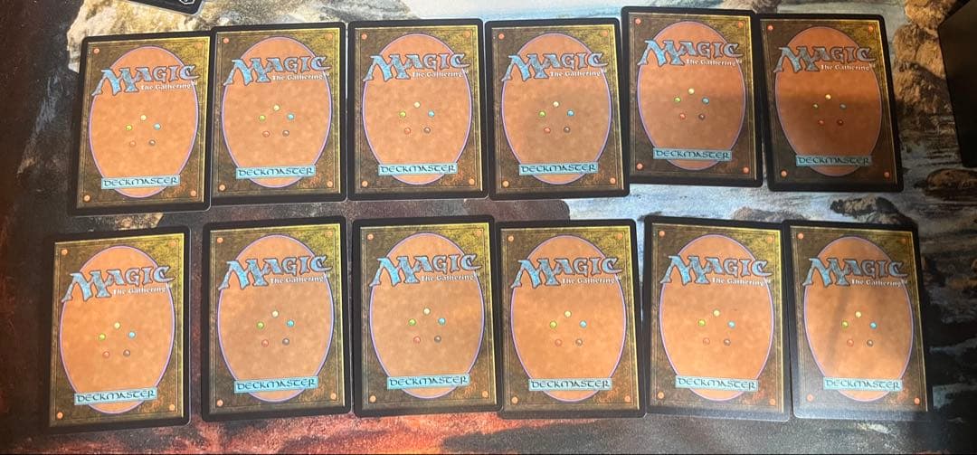 mtg オイルスリック土地　各種11枚セット＋おまけ3枚