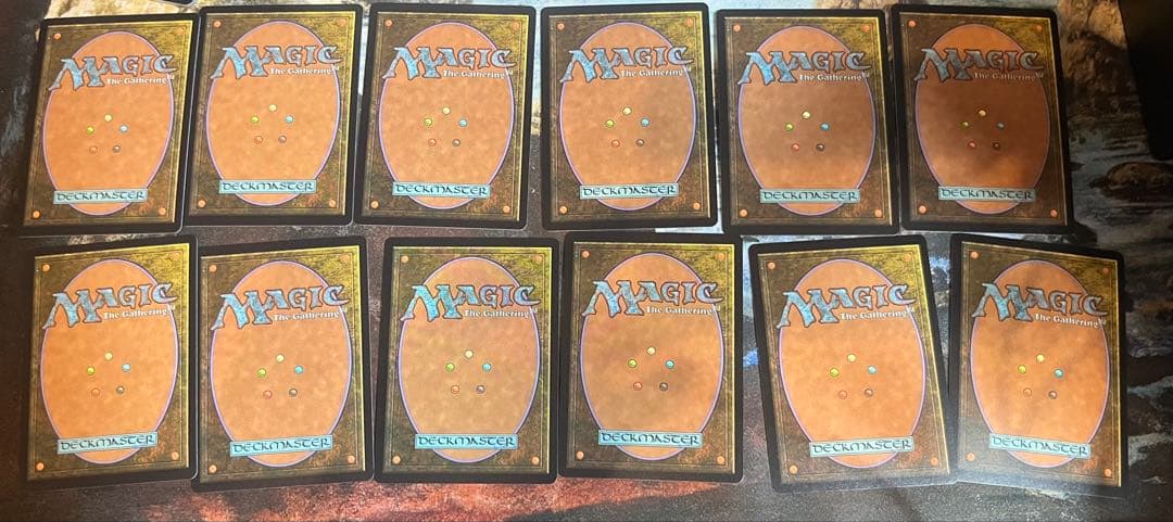 mtg オイルスリック土地　各種11枚セット＋おまけ3枚