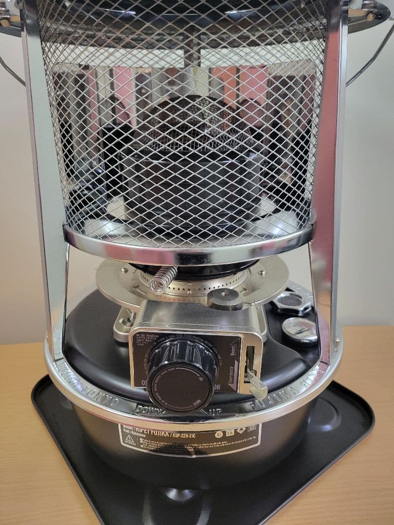 [美品] フジカ ハイペット KSP-229-21C 石油ストーブ 反射板付き
