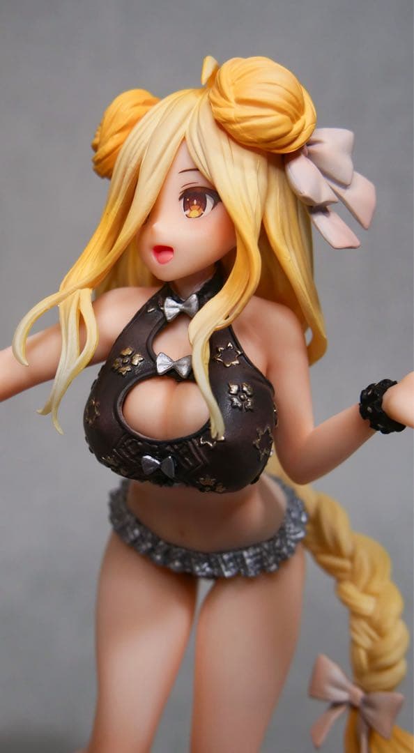 【リペイント】 Coreful フィギュア 星宮六喰 水着ver 黒イメージ