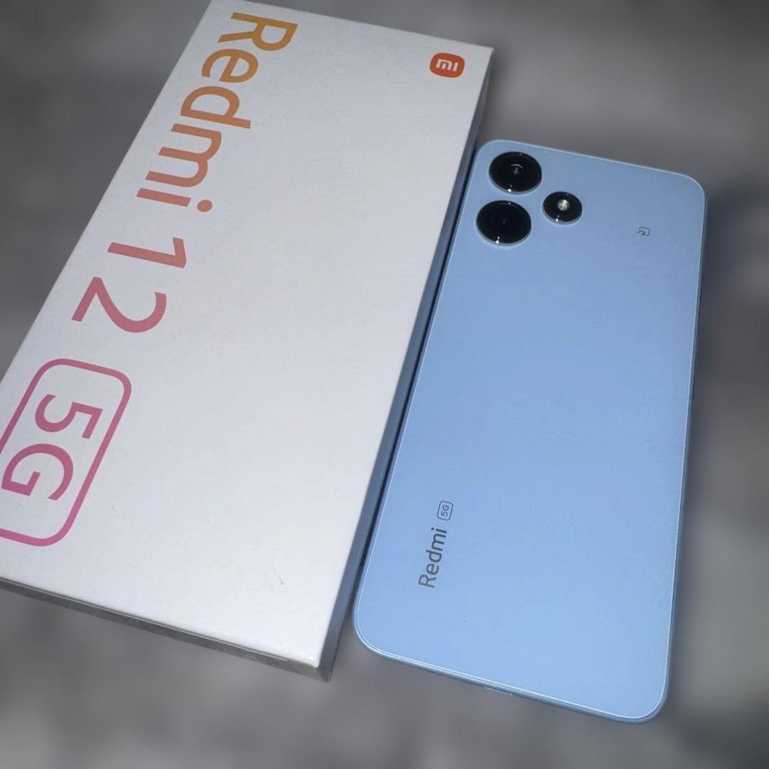 [未使用品] Redmi12 5G スマートフォン 本体 クリアケース付き