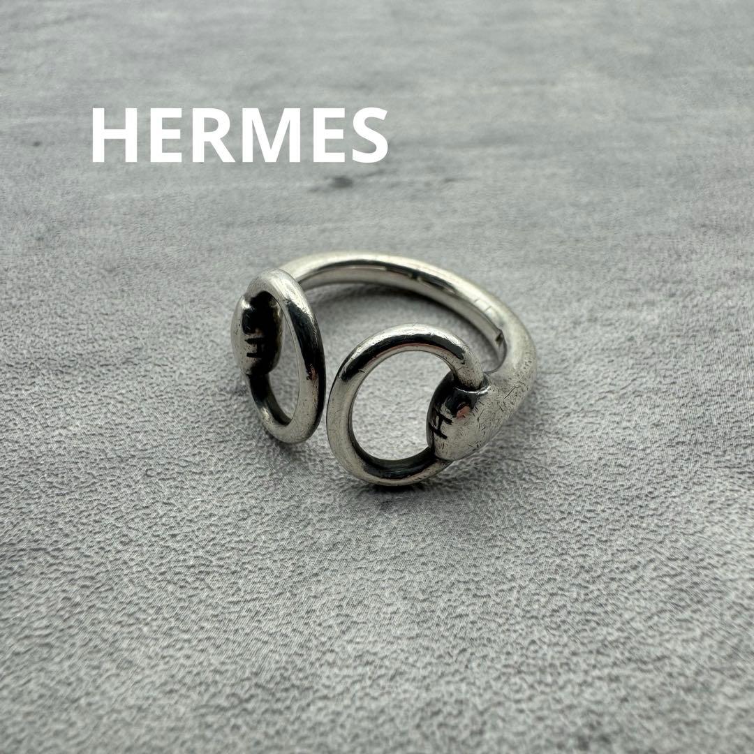 HERMES エルメス ナウシカリング シルバー925 ヴィンテージ 11号