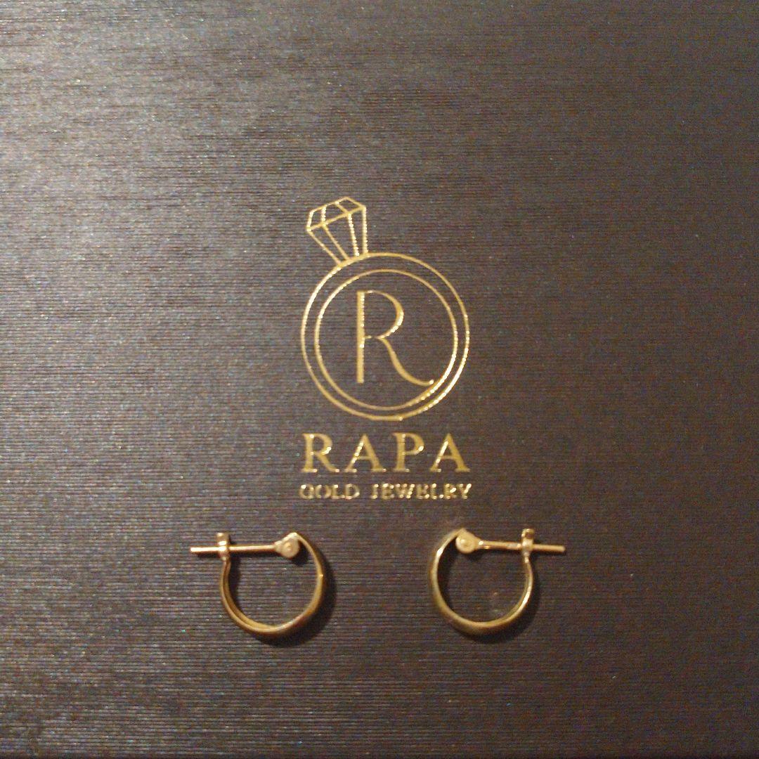 RAPA☆Narrow Gekko Pierced K18 ゴールドピアス