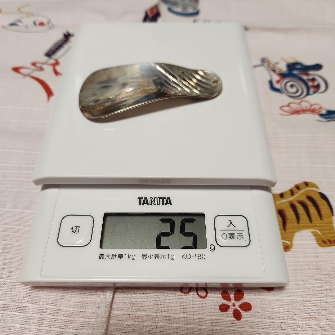 銀製靴べら　silver刻印あります
