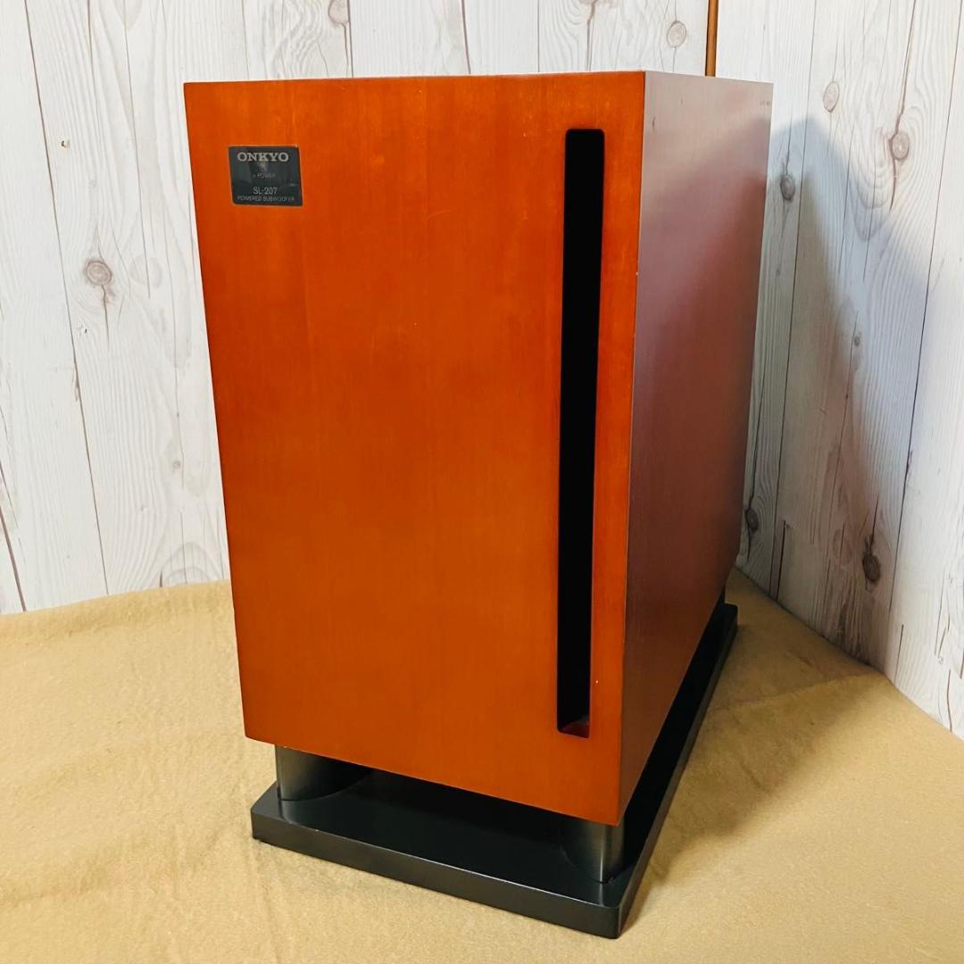 ONKYO サブウーファー SL-207 アンプ内蔵サブウーファー オンキョー
