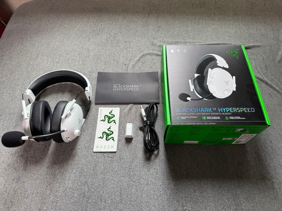 【ぺっちゃん】【中古美品】Razer BlackShark V2 HS