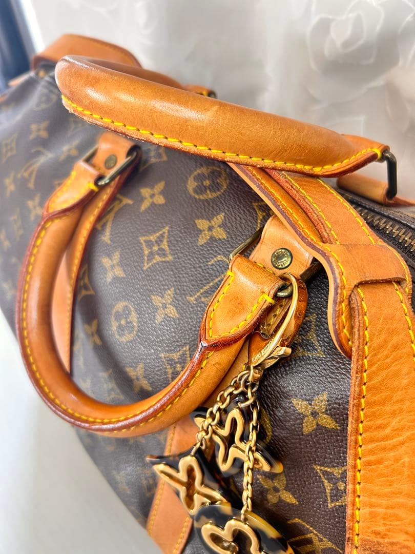 Louis Vuitton ボストンバッグ モノグラムチャーム付き