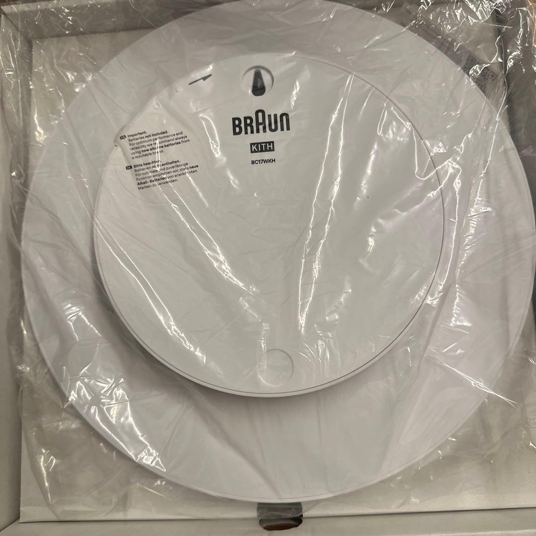 新品 KITH BRAUN Wall clock White