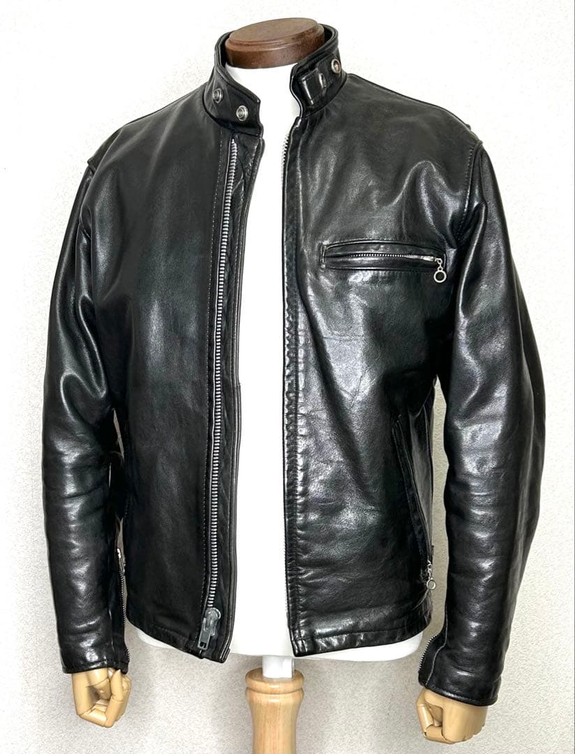 ⑤schottライナー付141【36】米国製◇革ジャンninjaハーレーgpz