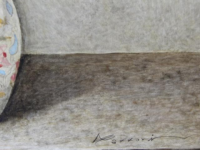 服部和三郎、薔薇とアネモネ 水仙 チューリップ、F10号、真作油絵、新品油彩額付