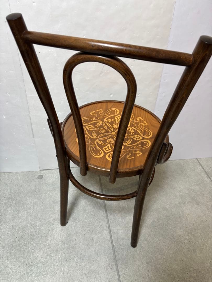 ベントウッドチェア ブラウン　アンティーク　曲木