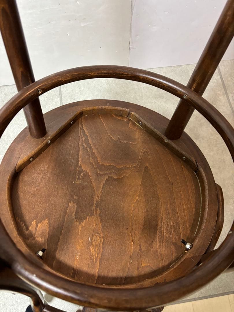 ベントウッドチェア ブラウン　アンティーク　曲木