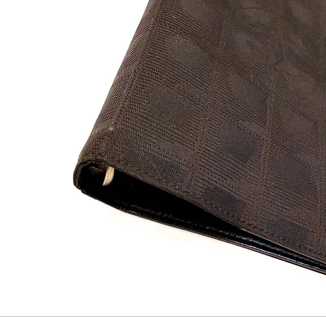 シャネル☆システム手帳　ニュートラベルライン　アジェンダ　ココマーク　ロゴ　黒