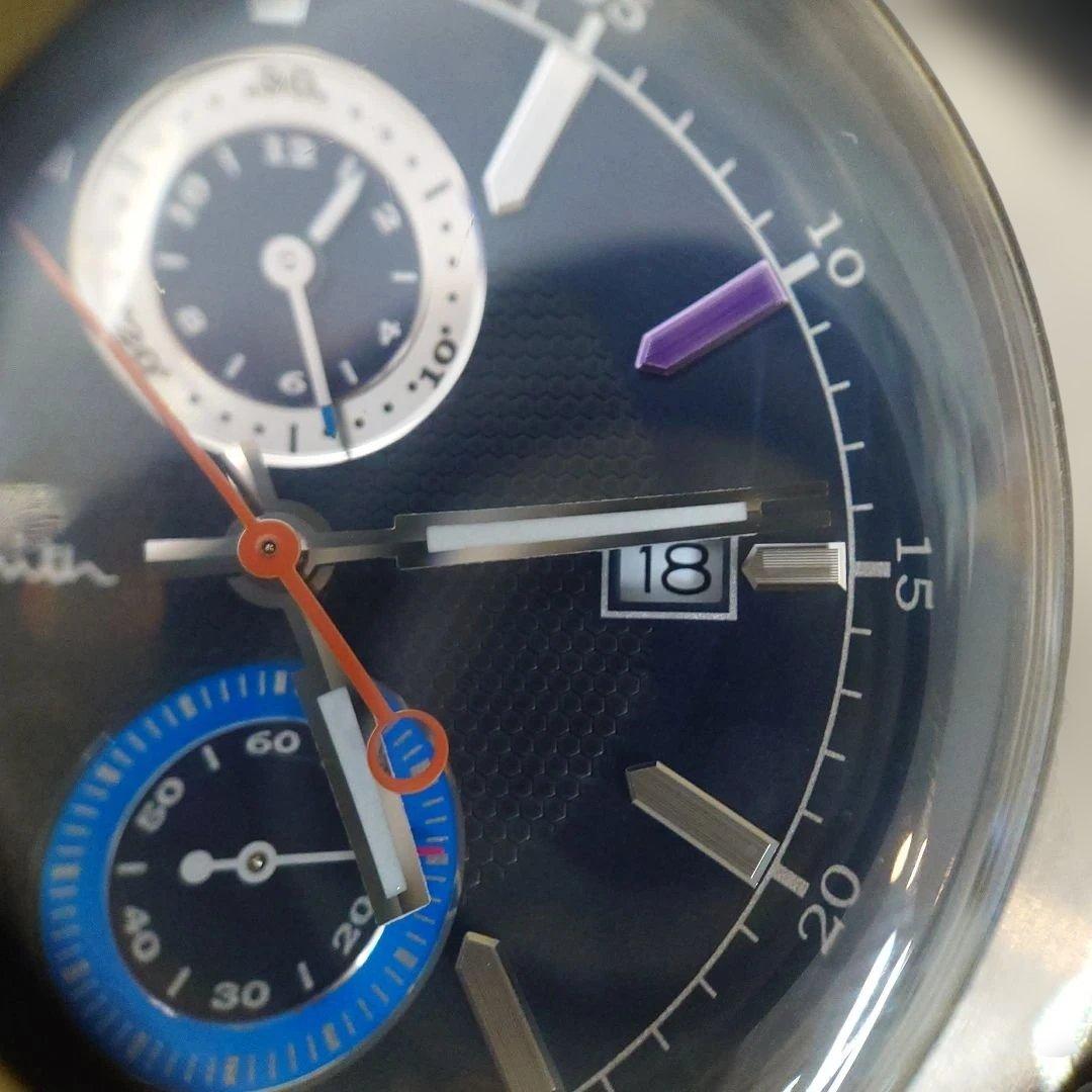 送料無料 ポールスミス ケンブリッジ クロノグラフ 26/1/17交換