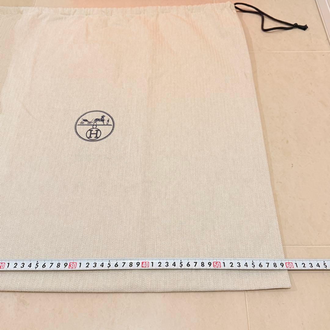 HERMES エルメス バッグ 保存袋 布袋 ショッパー へリボーン柄 超特大