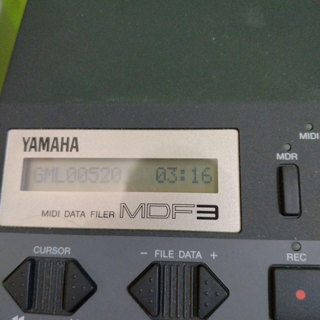 ●ヤマハ　MIDIデータファイラー　MDF3です。取説、ACアダプター付き