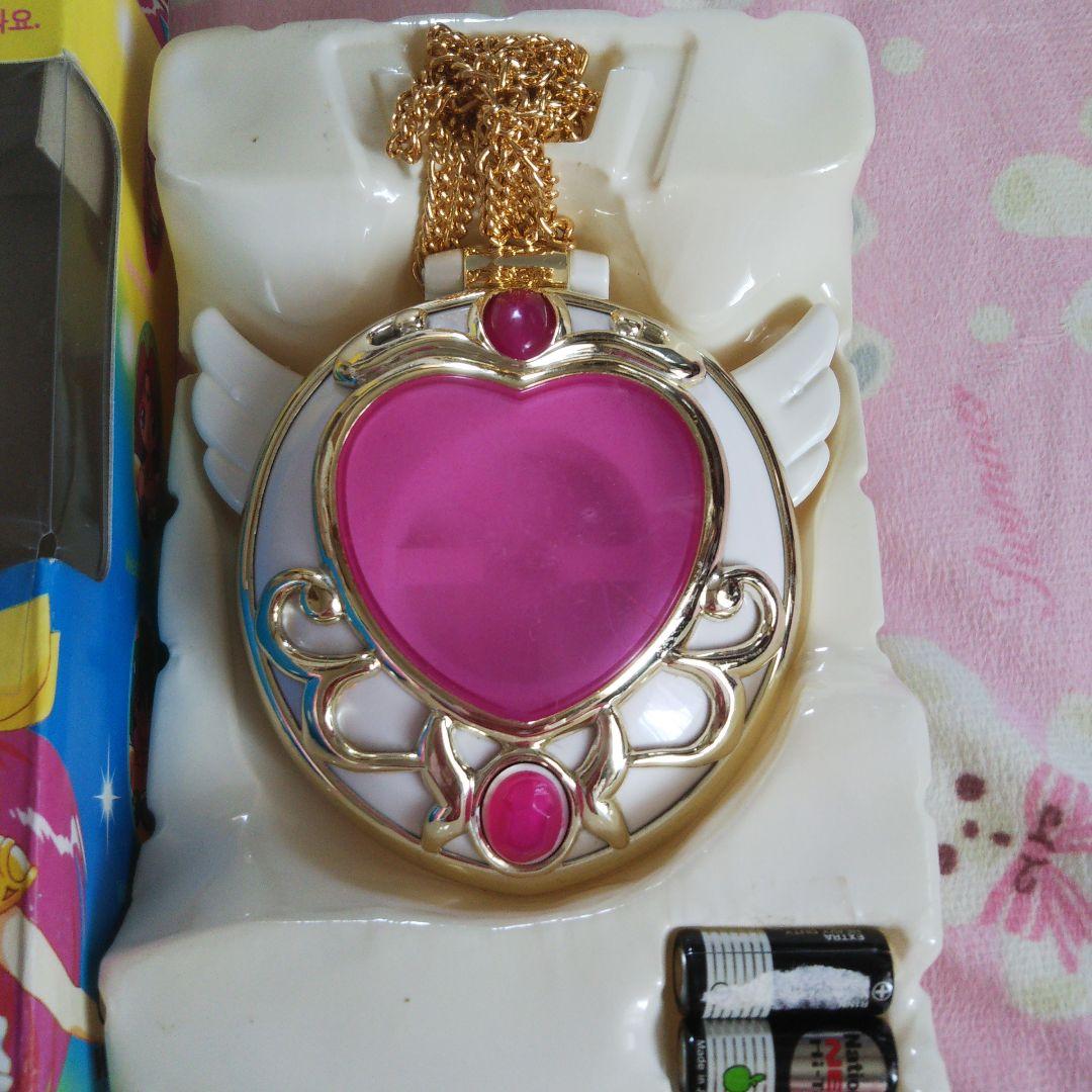 ウエディングピーチセントミロワールコンパクトメッキハート箱付き激レア魔女っ子玩具