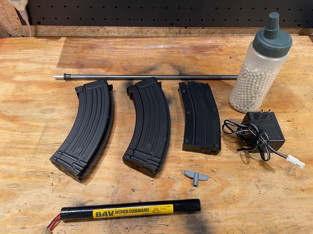 東京マルイ AK-47S 多弾装マガジン付き