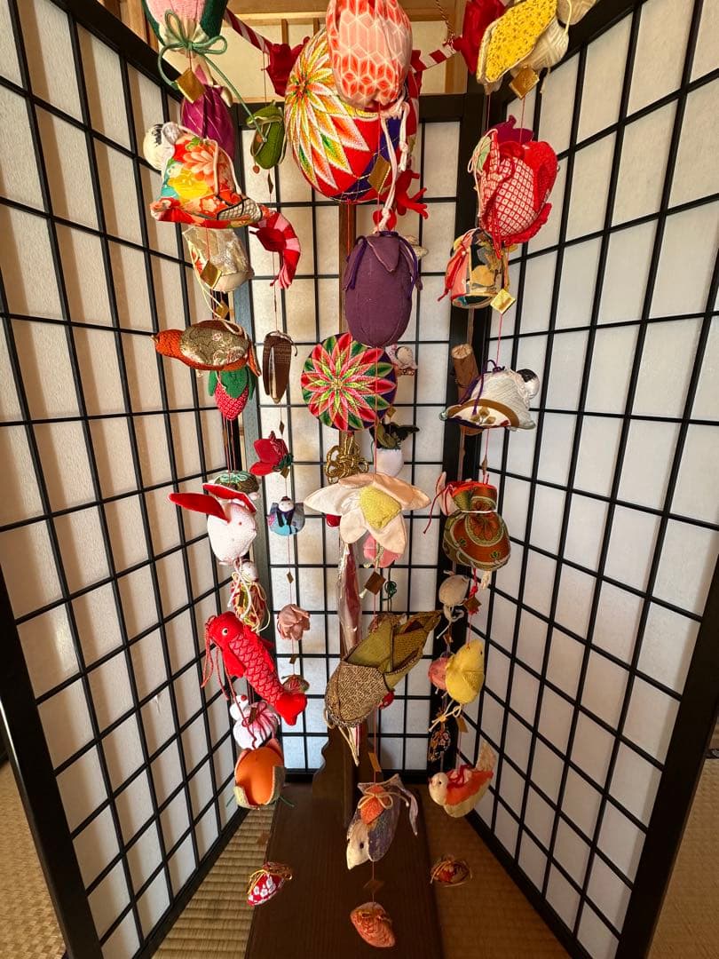 kukkytaka さげもん　吊るし飾り　吊るし雛　雛祭り　7連飾り