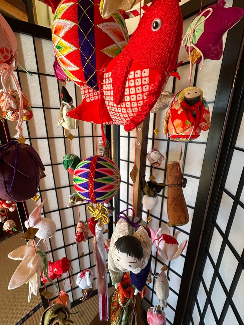 kukkytaka さげもん　吊るし飾り　吊るし雛　雛祭り　7連飾り