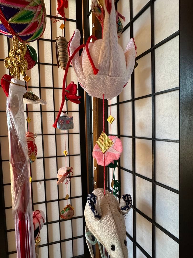 kukkytaka さげもん　吊るし飾り　吊るし雛　雛祭り　7連飾り
